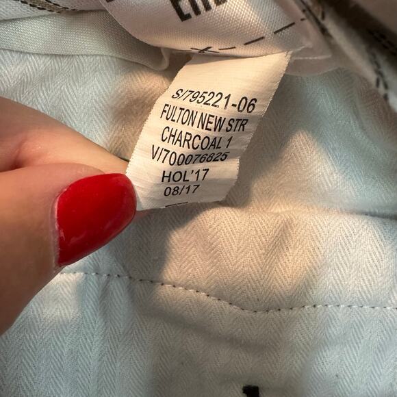 Banana Republic Fulton Skinny Charcoal Gray Pants‎ Slacks Men's 32 Workwear Corp - Picture 6 of 7